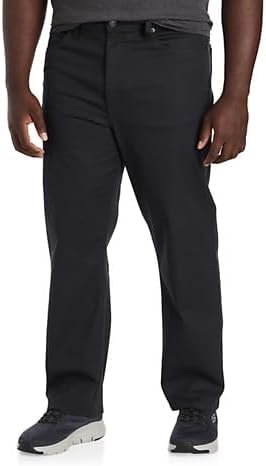 True Nation by DXL Men's Big and Tall Black Loose-Fit Stretch Jeans